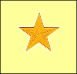 画像2: ワッペン 星 Lサイズ