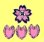 画像2: ワッペン　桜（角） (2)