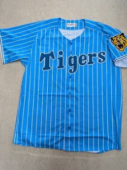 画像2: ワッペン圧着（ブルー）（生涯虎命）