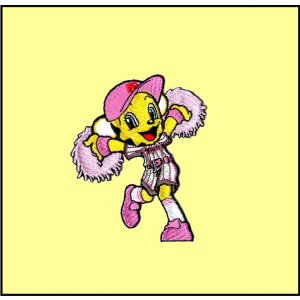 画像: ワッペン ラッキー　ポンポン（大）