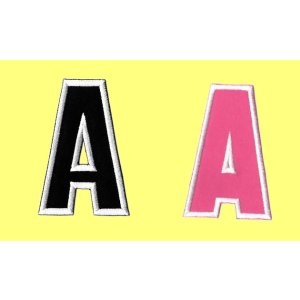 画像: ワッペン（2020） アルファベット（一文字）